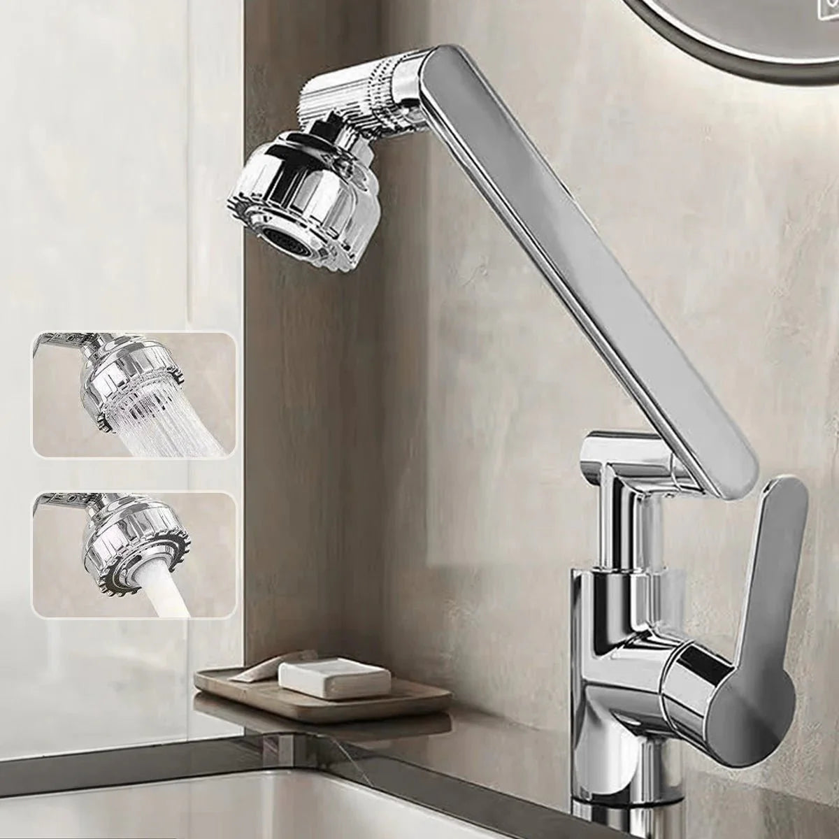 Royallure Kitchen Faucet with Sprayer - 360° Adjustable Arm Dual Water Modes