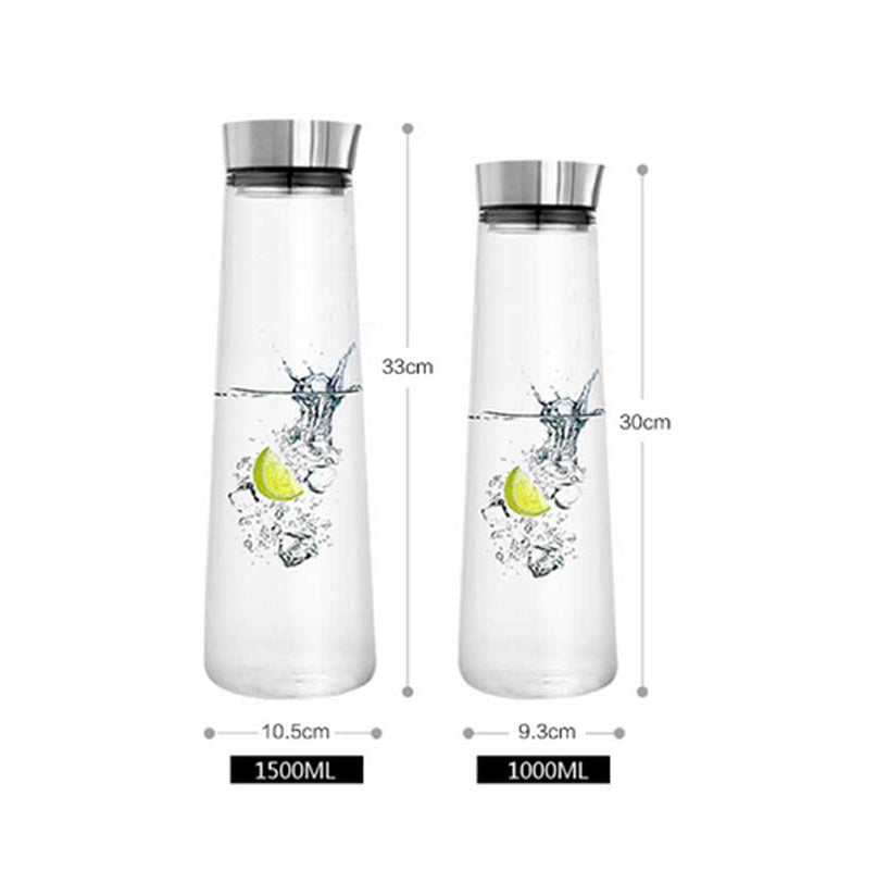 Thick Glass Juice Jug Heat-Resistant Cold Water Cup Large Capacity Cold Water Bottle